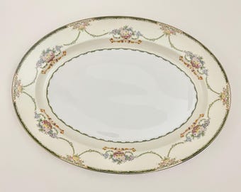 Vintage Meito Cavalier 11” Oval Serving Platter