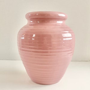 Vintage Haeger Pink Mauve Art Deco Vase