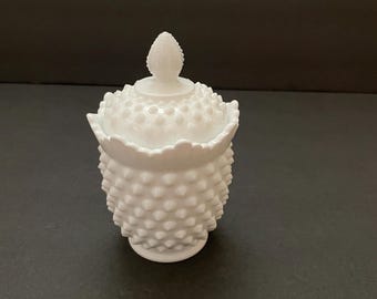 ヴィンテージ フェントン シュガーボウル ジェリージャー キャンディ皿