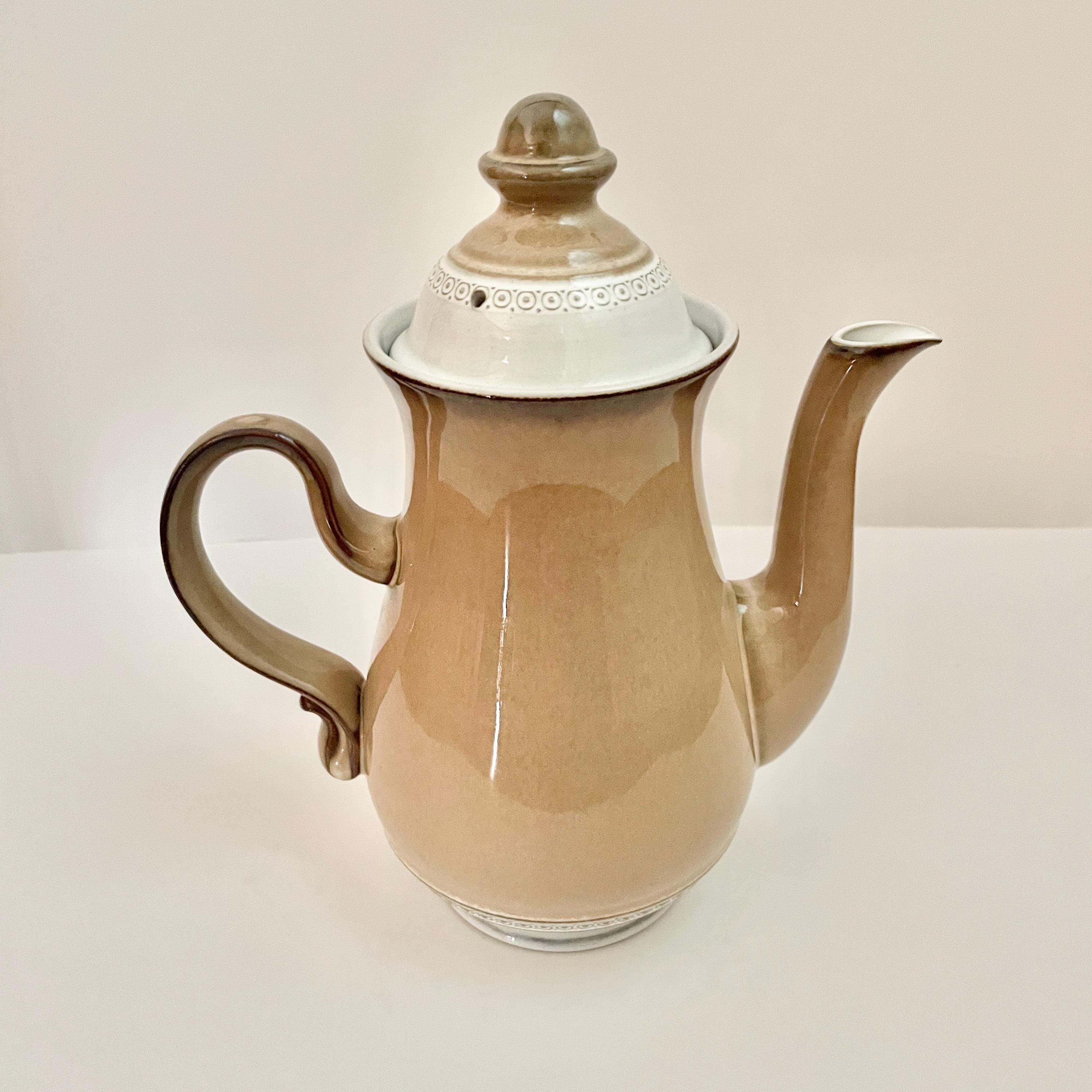Vintage Denby Seville Stoneware Coffee Pot With Lid - Etsy