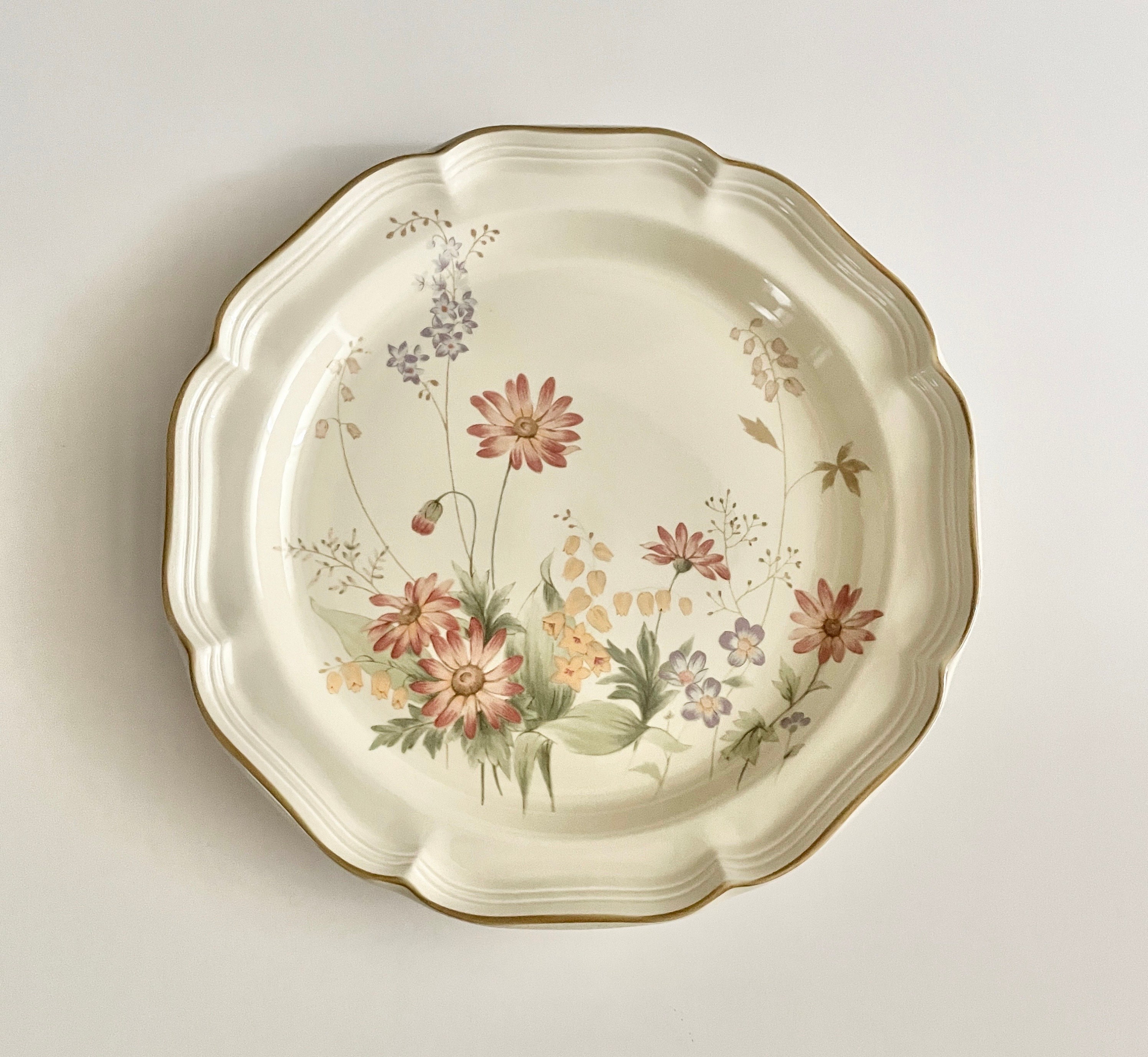 Vintage Mikasa Heritage Samantha 12” Chop Plate Round Platter - Etsy