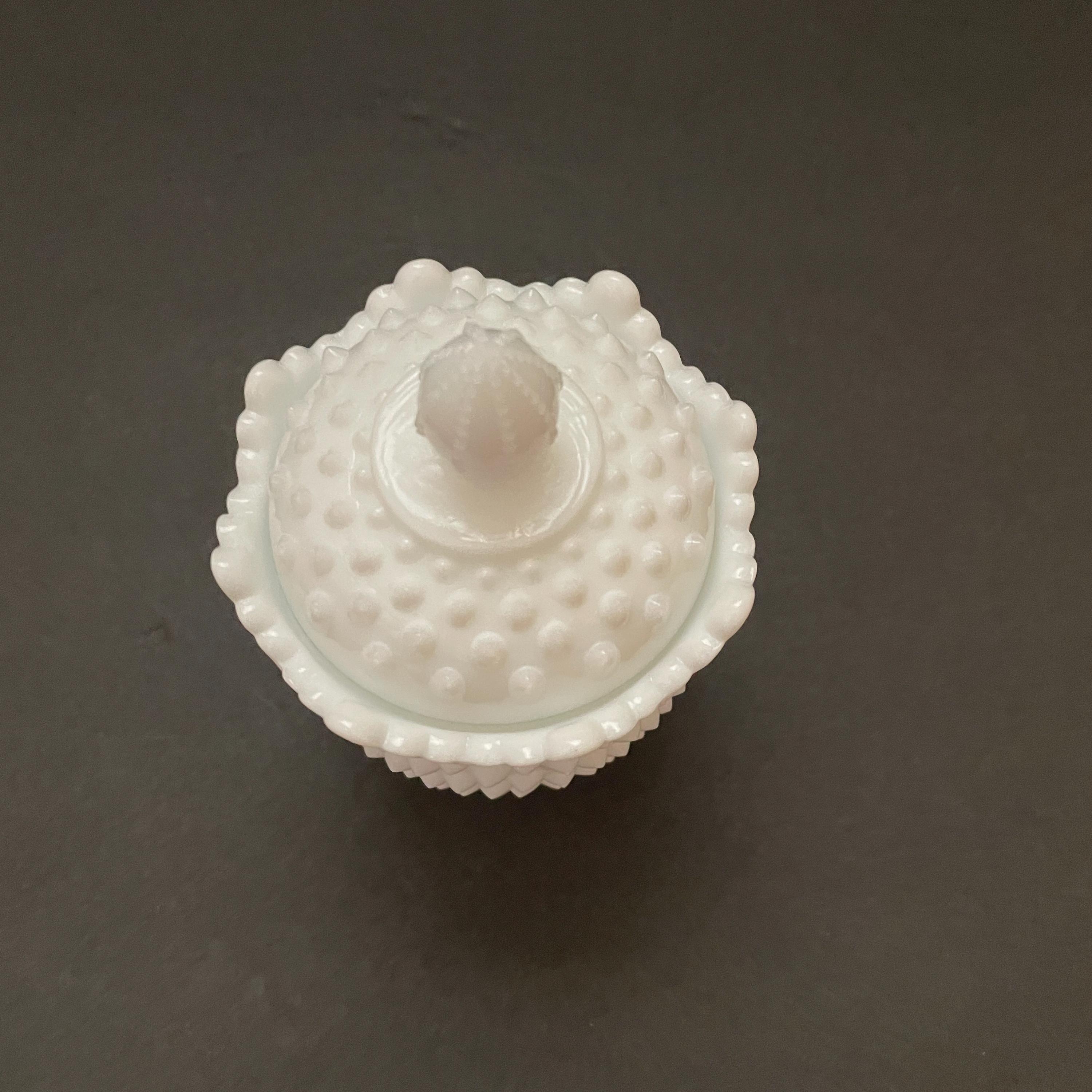 ヴィンテージ フェントン シュガーボウル ジェリージャー キャンディ皿