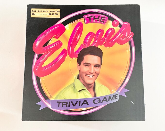 Vintage Elvis Presley Classic the Elvis Trivia Game Collector's Edition