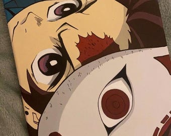 Peinture acrylique sur toile « Demon Slayer » « Tanjiro »