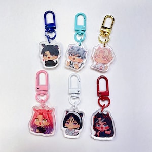 1.25'' Double-sided Acrylic - Mizi, Sua, Ivan, Till, Hyuna, Luka ALNST Charm | Alien Stage Acrylic Charms