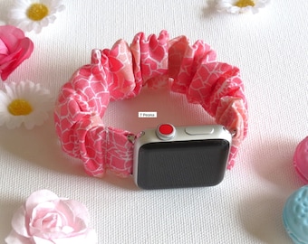 FitBit Versa 2 Scrunchie Band/Scrunchie Smart Phone Band/Elastic Wrist Band/FitBit  2 Watch Band/Scrunchie Watch Band/Custom Size Watch Band
