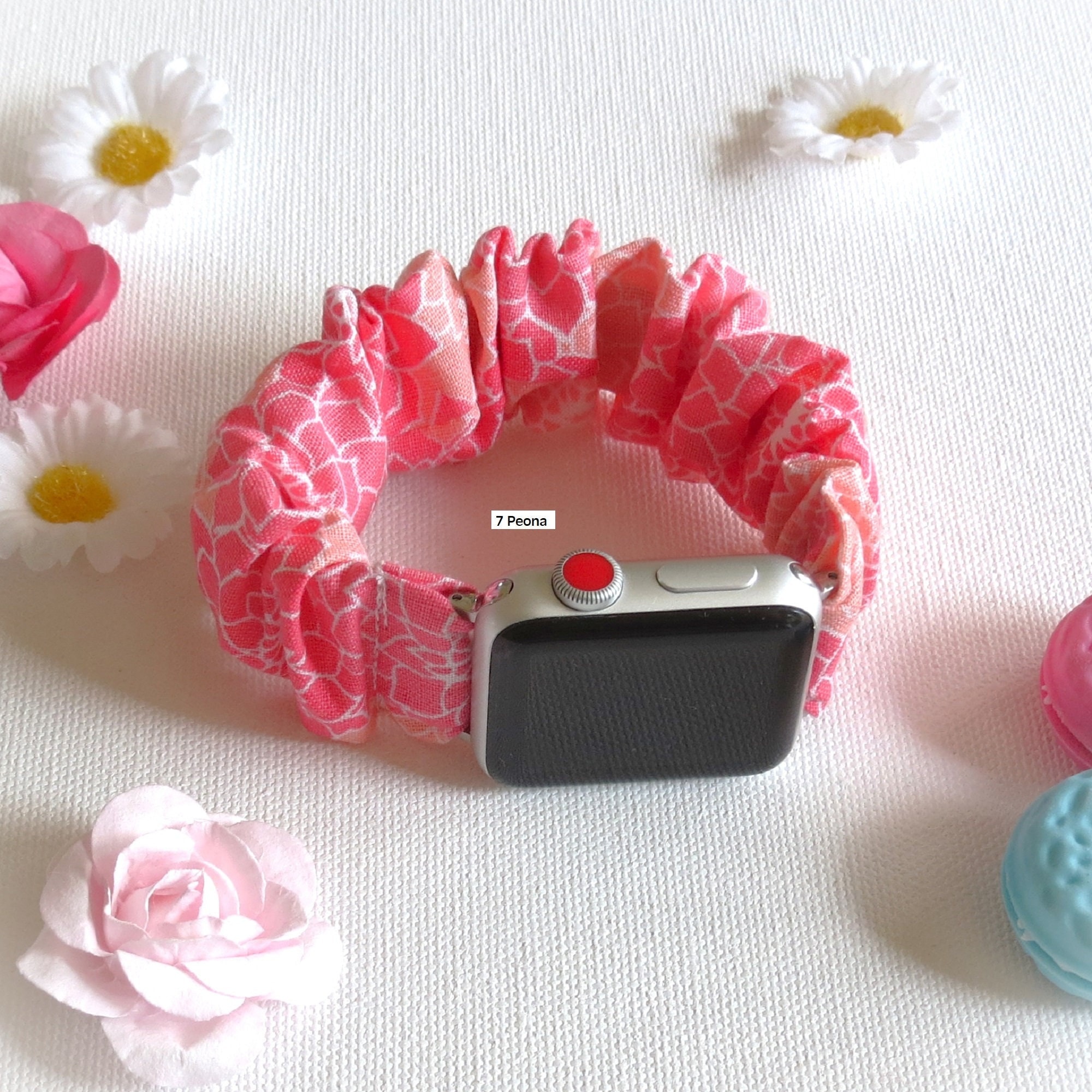 Scrunchie Watch Band Diy Fitbit Versa Band Scrunchie Apple Watch
