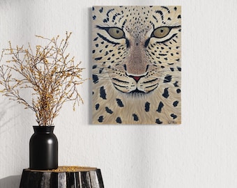 Jaguar Canvas Print Gallery Wrap, Big Cat Decor, Exotic Animal Art, Wildlife Lover Decor