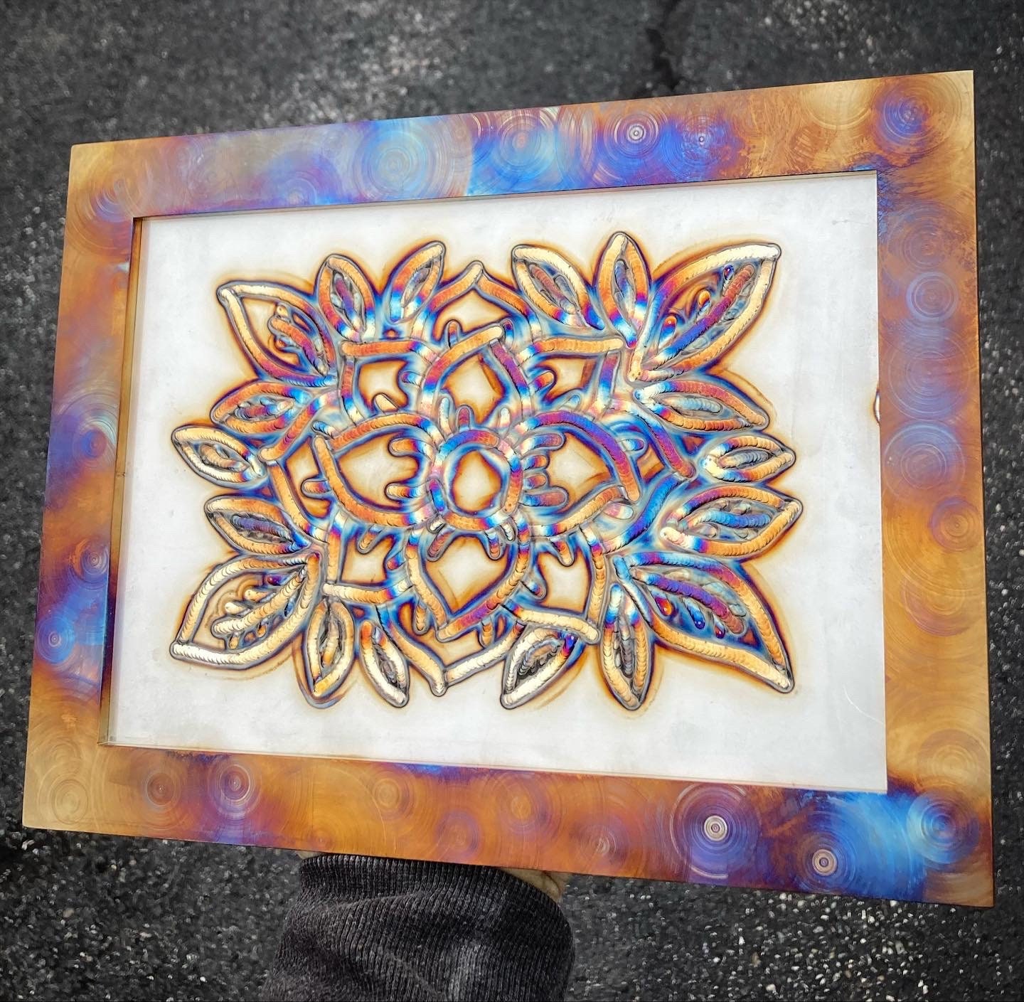 Tig Welded Flower With Stand - Etsy