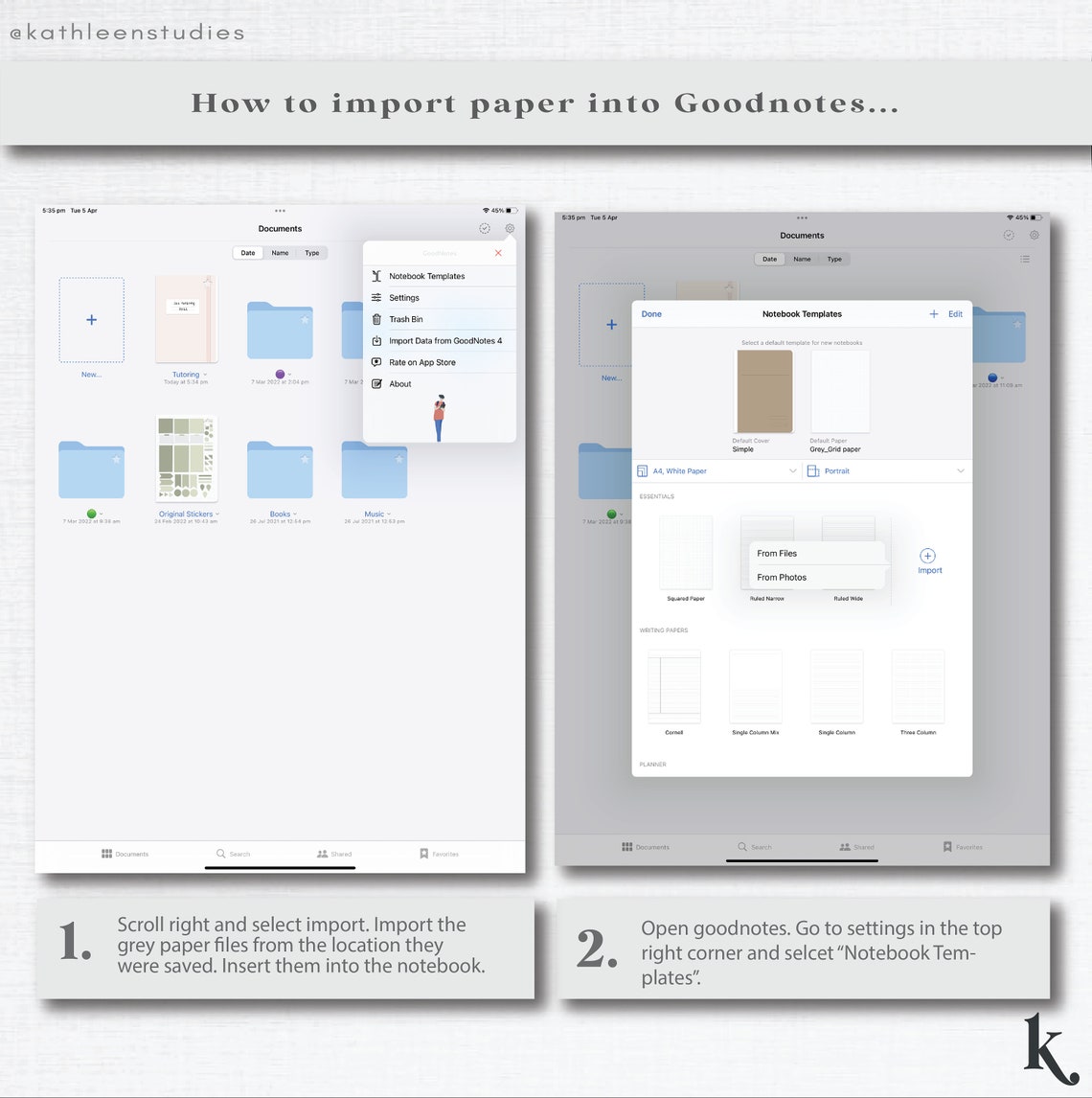 White Lined Paper | Digital Notes | iPad Notes | Grid Paper, Lined ...