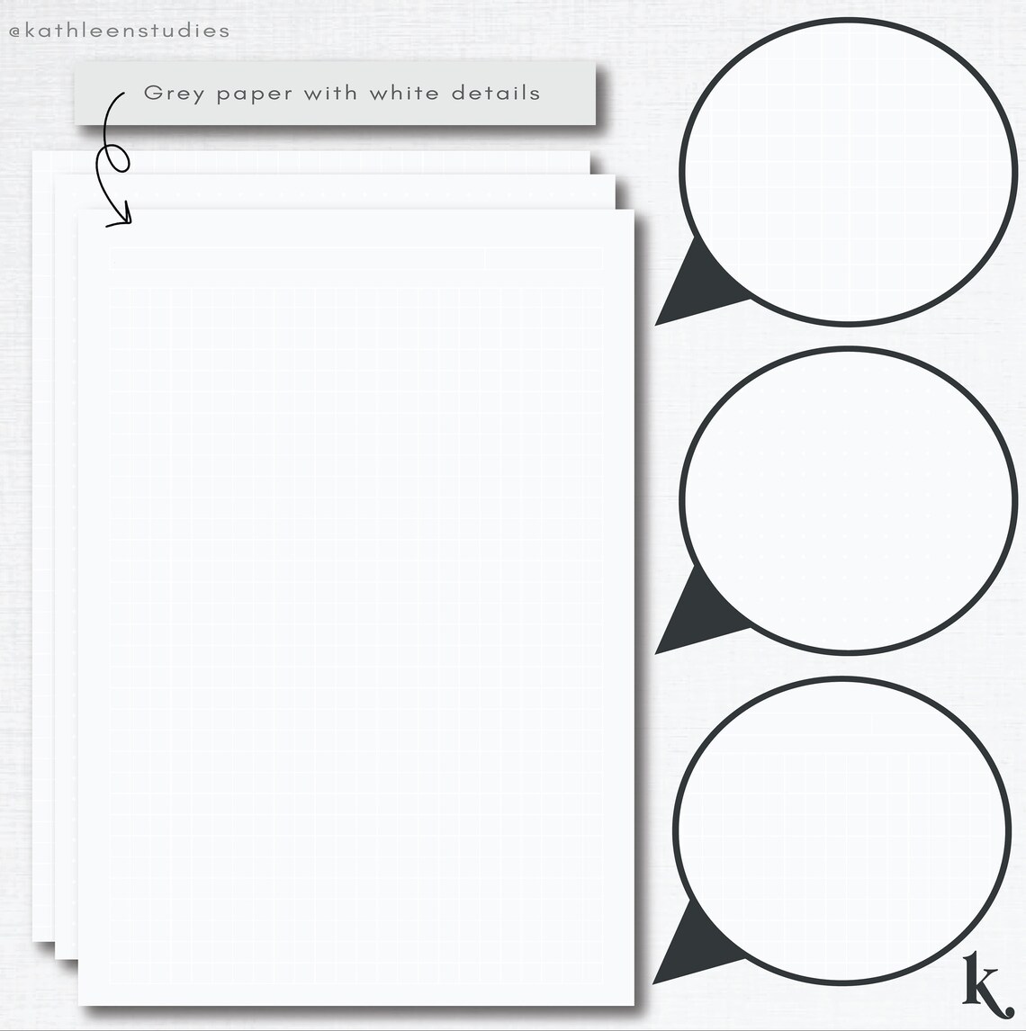 White Lined Paper Digital Notes iPad Notes Grid Paper, Lined Paper, Dot