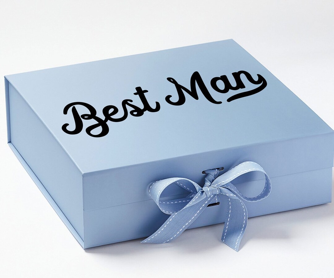 Best Man-- Bestman Wedding Box, Proposal Box Wedding Gift Box Style 137 ...