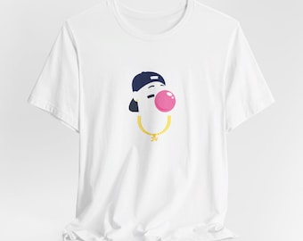 Camiseta unisex suave con burbujas de Ken Griffey Jr. - con eslogan en la espalda - Bella+canvas 3001