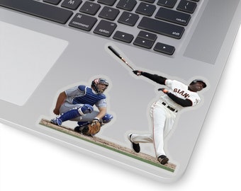 Power Unleashed: Bonds' Majestic Swing Kiss-Cut Stickers