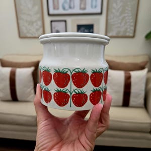 Vintage Arabia Pomona Strawberry Jam Jar: Finnish Cottage Decor - Etsy