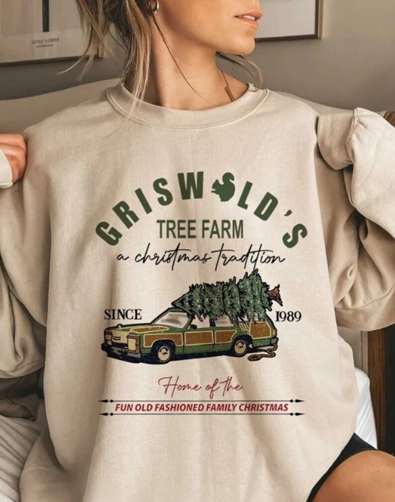 Griswold's Tree Farm Since 1989 Sweatshirt Christmas Etsy