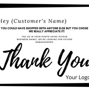 Thank You Card Template