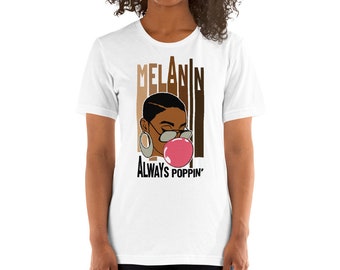 Afro Women Shirt,Melanin Shirt,Black Girl Magic Shirt, African American, Black Woman, Black Queen Shirt, Black Mixed, Black Woman Shirt