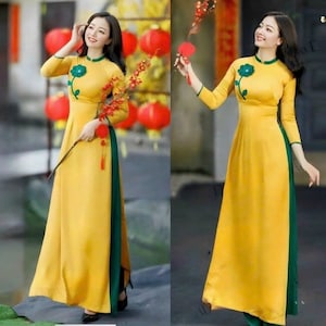 Beautiful Hand-Crafted Traditional Vietnamese Ao Dai
