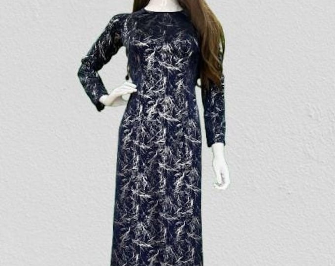 Navy Handmade Ao Dai, Ao Dai Viet Nam cao Cap, Áo Dài việt nam cao cấp