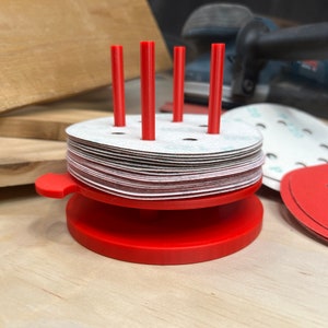 5&quot; universal orbital sander disk holder/dispenser