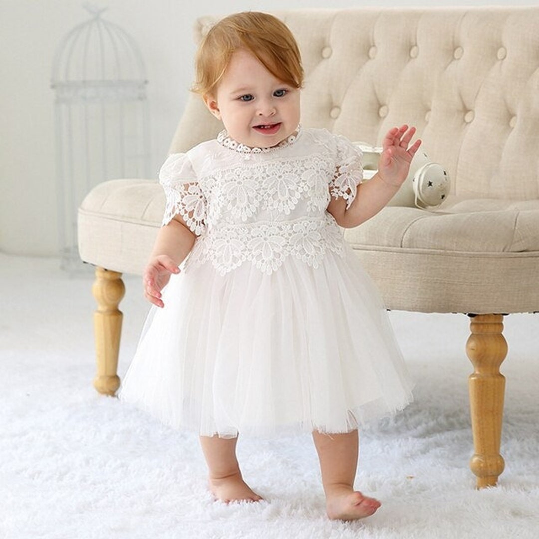 Christening Gown Flower Girl Dress Girls Church Dress Etsy