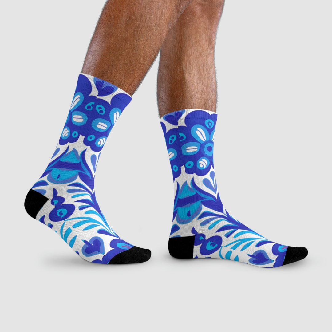 Slovak Folk Motif Socks, Mens, Womens, Socks, Slavic Design, Slovakia