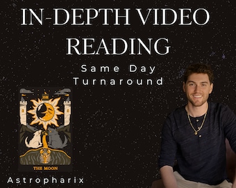 SAME DAY VIDEO Intuitive Tarot Reading (Highly In-Depth), Love, Guidance, Career, General answers with mediumship expertise