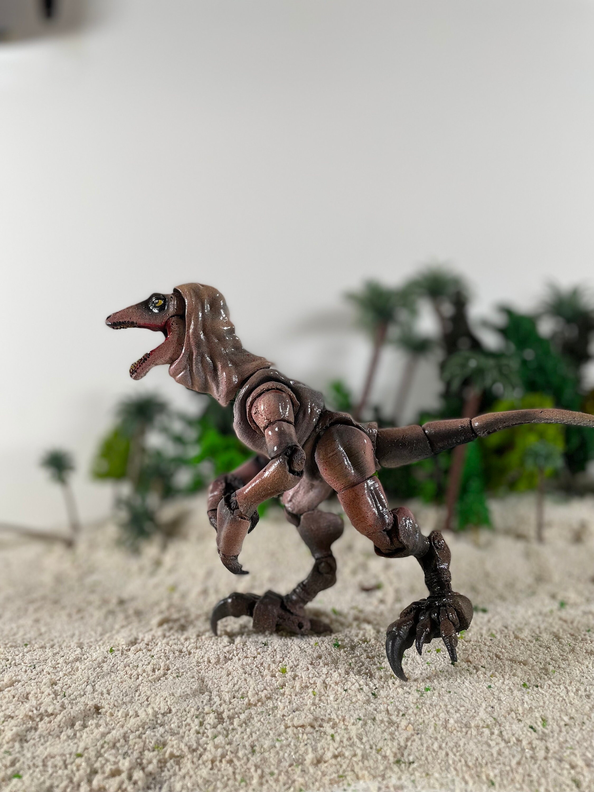 Saurornitholestes Model Animal Dinosaur Figure Deinonychus Decor Kids Toy  Gift