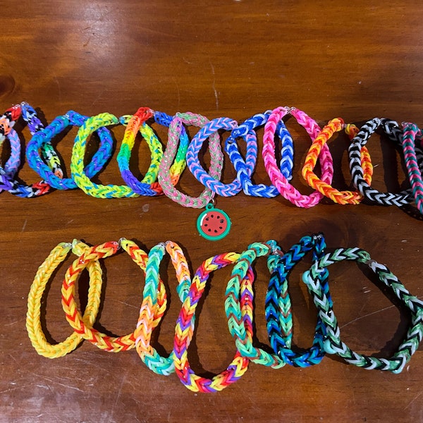 Loom Bands Bracelet Etsy