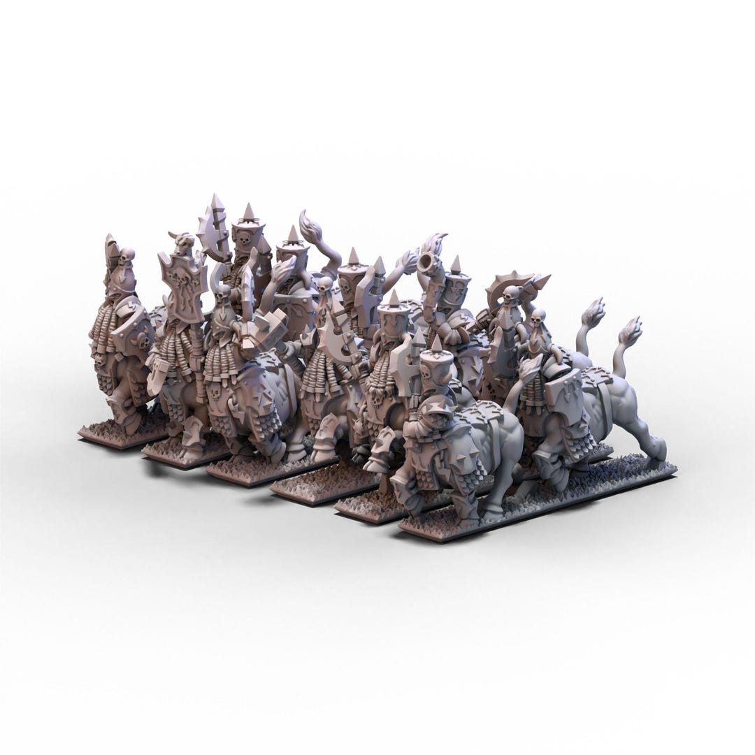 Dwarf Demonsmiths | Centaurs Unit 2 (big Hats) | 10mm/15mm - Etsy