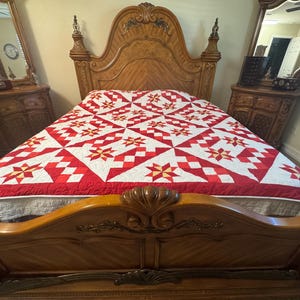 Handgjort lapptäcke / Queen size C-110