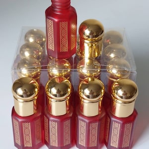 12X6 ml High Quality Fancy empty bottles for perfumes oil/ Attar