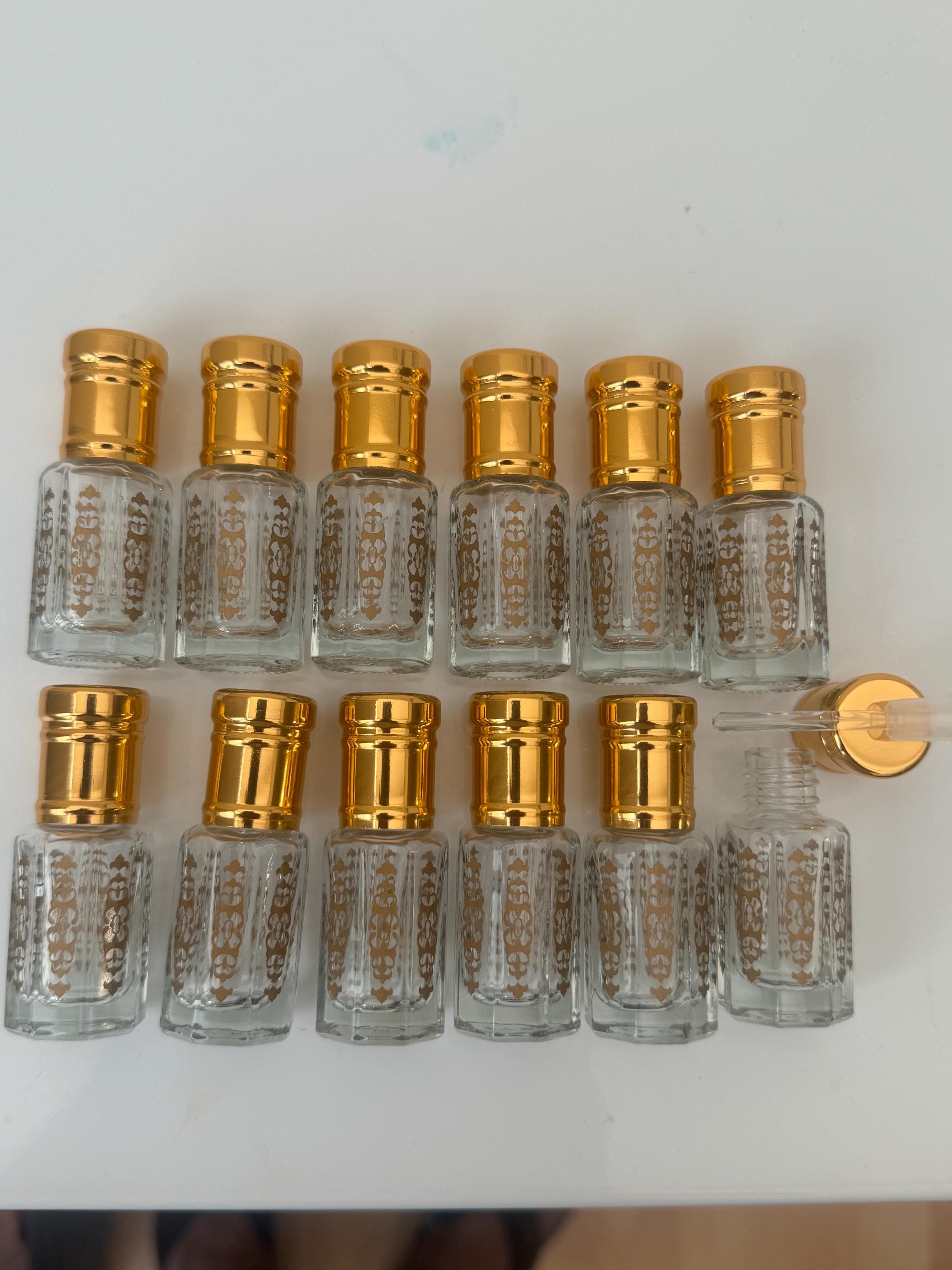 12X6 Ml High Quality Fancy Empty Bottles With Glass Stick for