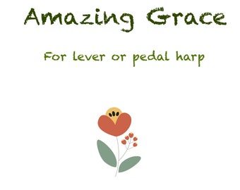 Amazing Grace para arpa