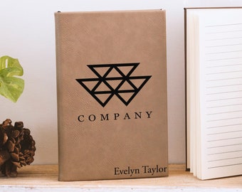 Personalized Leather Journal For Business, Business Gifts, Leather Journal, Corporate Gifts For Clients, Corporate Gifts With Logo, Journal