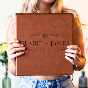 Personalisierter Hochzeitsplaner, 3-Ringbuch Hochzeitsplaner, Hochzeitsplaner benutzerdefinierte, Lederbuch 3-Ring, Lederbuch Planer