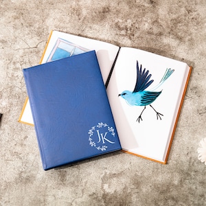Custom Leather Sketchbook, Personalized Journal, Engrave Blank Notebook, Mother&#39;s Day Gift, Gift For Her, Artist Sketchbook, Unlined Journal