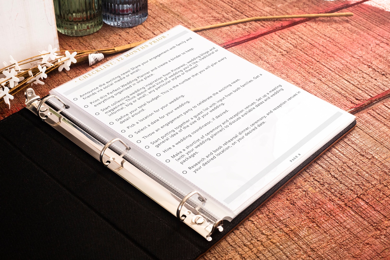 Personalized Wedding Planner 3ring Binder Wedding Planner Etsy