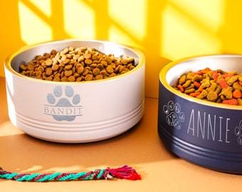 Personalized Pet Bowl, Stainless Steel Cat Feeder Bowl, Engraved Dog Bowl, Pet Gifts, Christmas Gift, Food and Water Bowl, Pet Lover Gift
