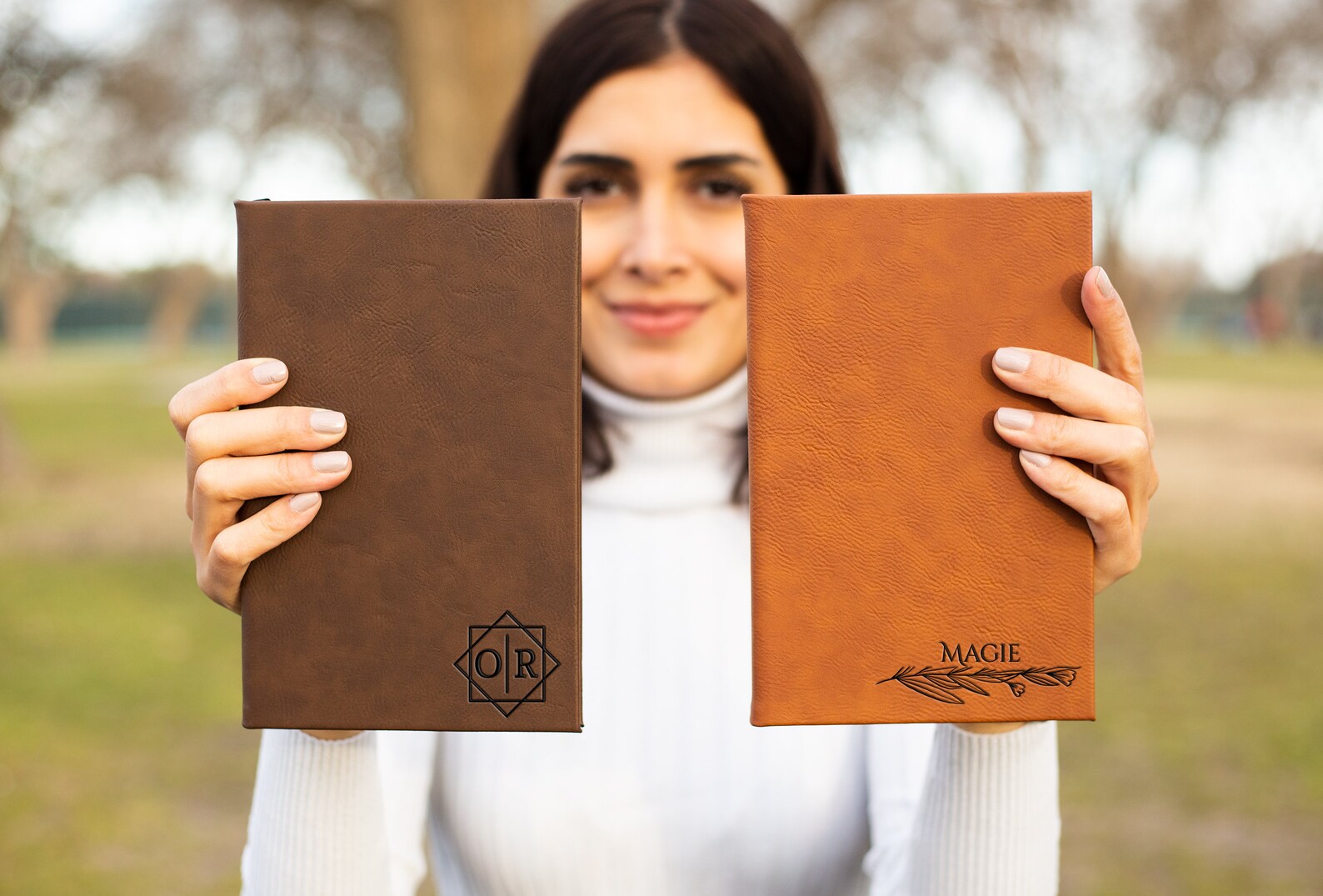 Personalized Leather Journal Personalized Notebook Engraved Etsy