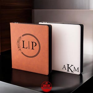 Classeur à 3 anneaux, Couverture de classeur personnalisée, Classeur en cuir A4, Classeur portefeuille, Cadeaux d'affaires, Cadeaux pour avocat, Cadeaux pour cadres, 3 anneaux
