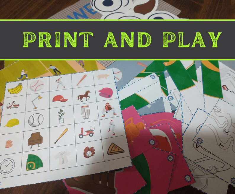 Kids Escape Room Game Printable Baseball Escape DIY Party Etsy