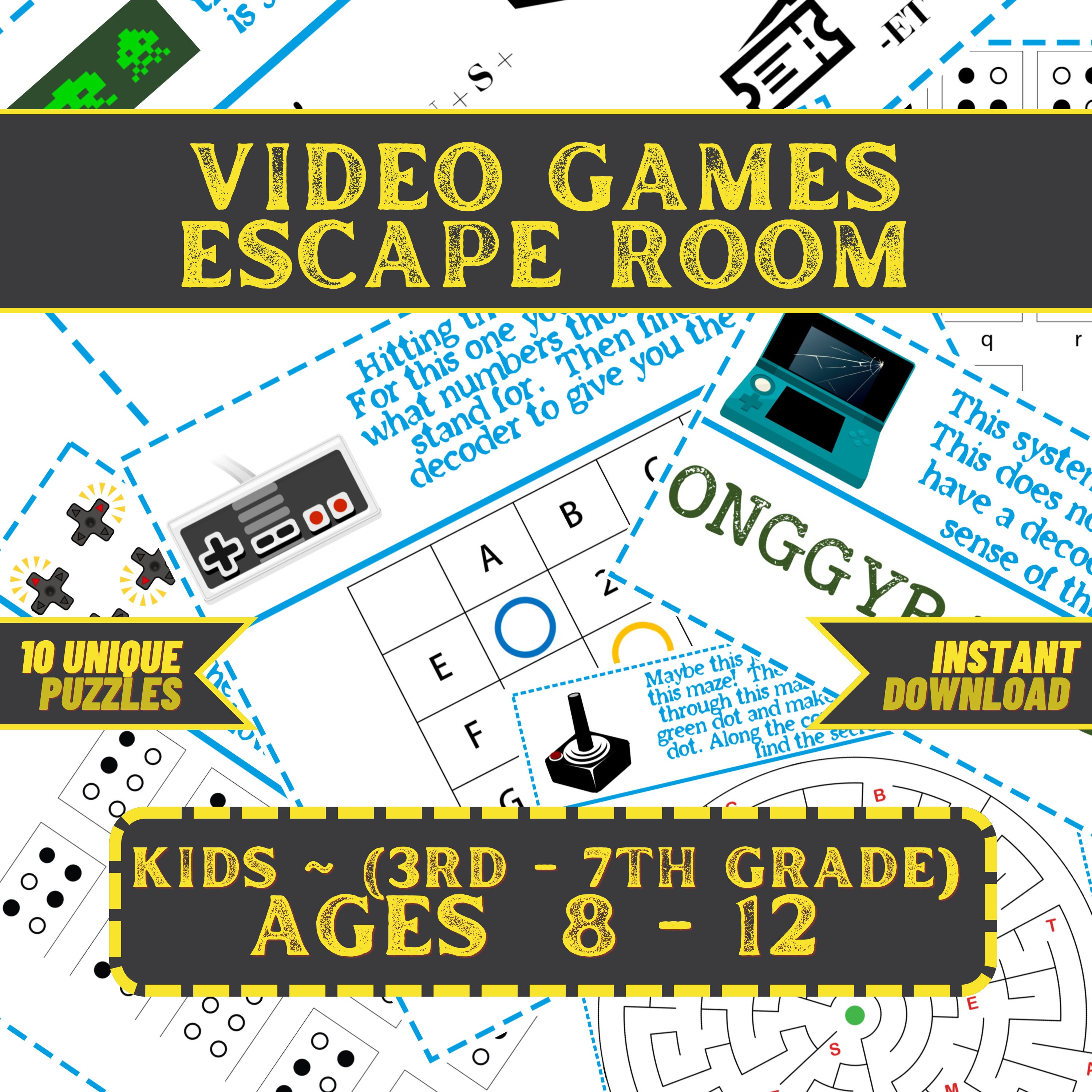 40+ DIY Free Escape Room Puzzle Ideas (Printable)