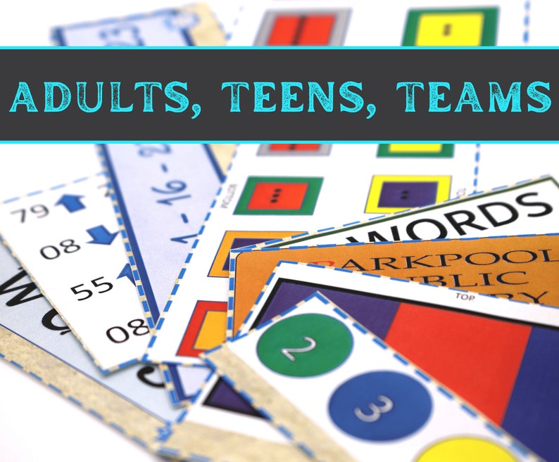 Escape Room Game Printable Library Escape Office Teams Etsy