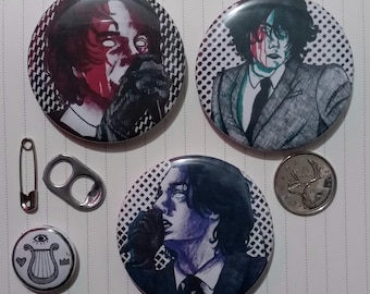 MCR Gerard Way 58mm buttons