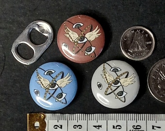 All Eyes Angel - 25mm pinback button