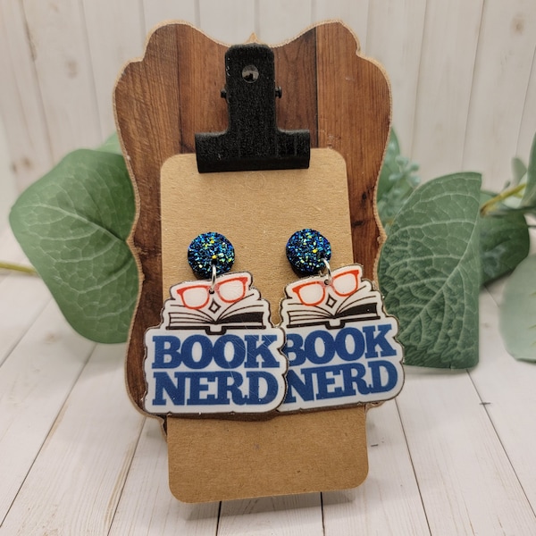 Book Nerd earrings