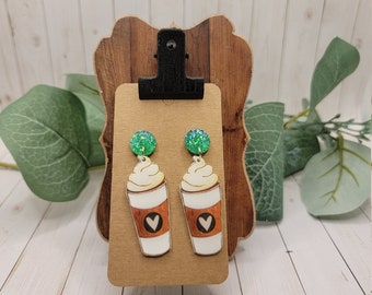 Latte earrings