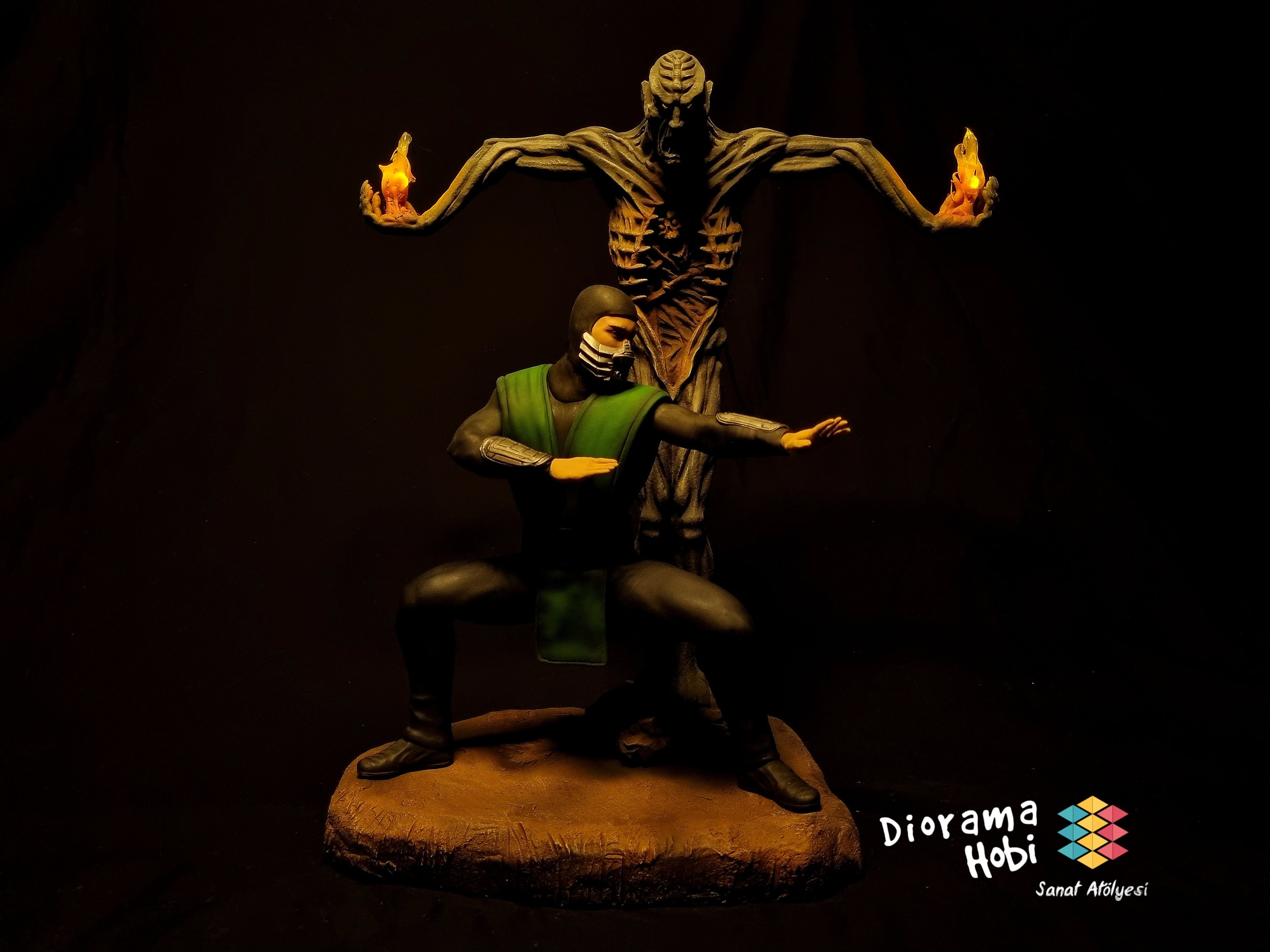 OBJ file Mortal Kombat 1 Shang Tsung Statue 🥷・3D printable model